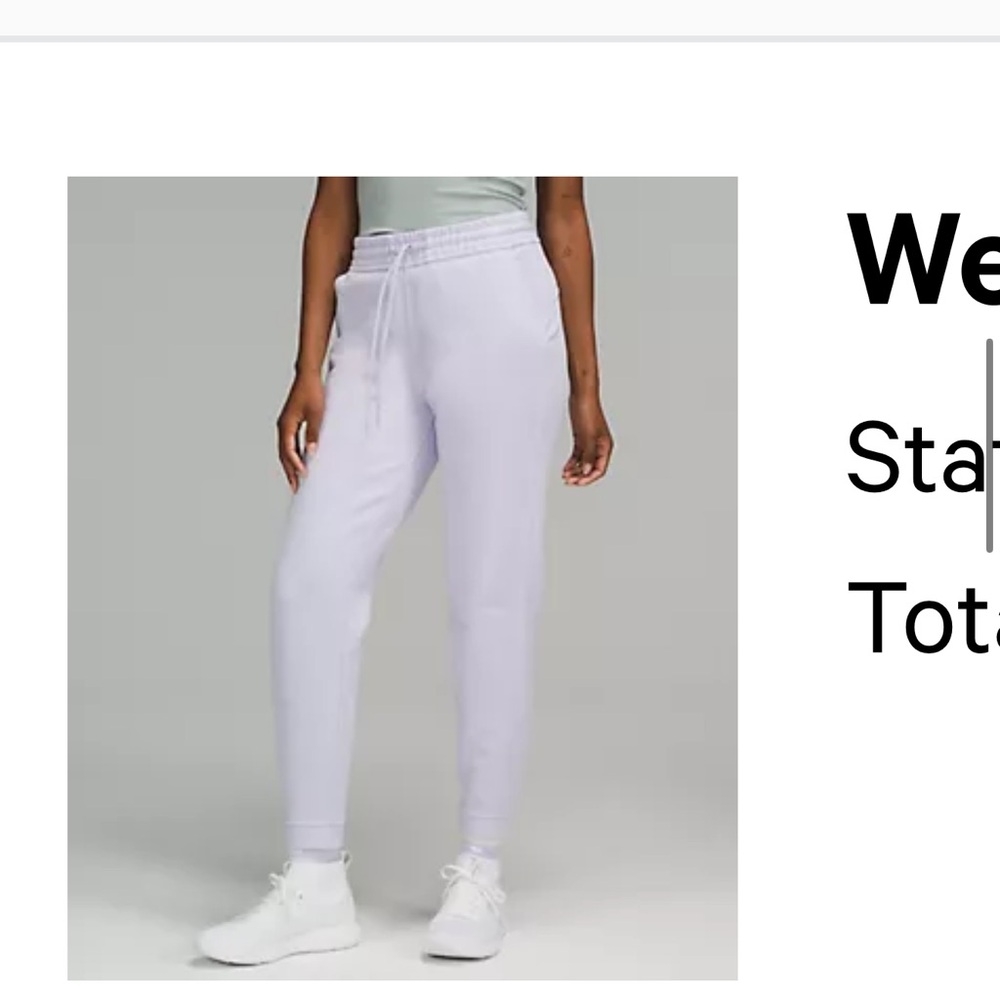 Lululemon Women's White Jogger Pants